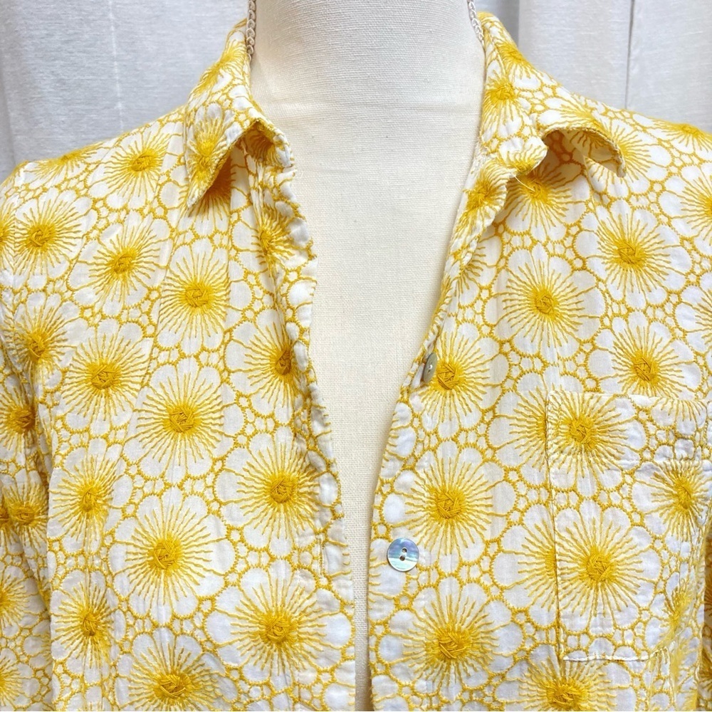 J. Jill Embroidered Button Down Shirt - Picture 5 of 10